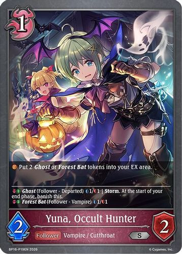 [BP16-P19EN](PS) Yuna, Occult Hunter (Premium Foil)