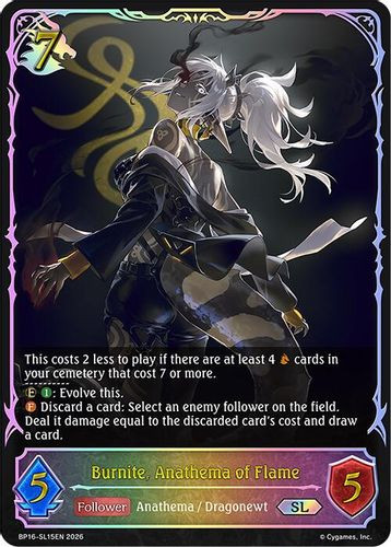 [BP16-SL15EN](SL) Burnite, Anathema of Flame (Super Legendary)