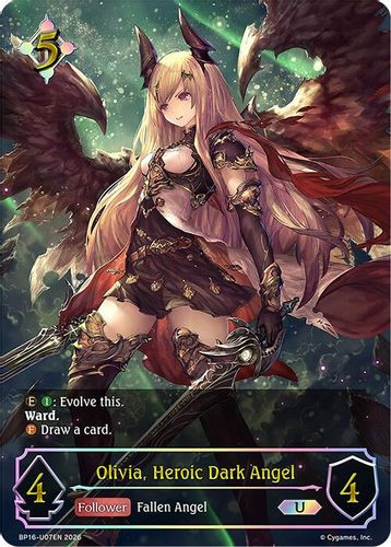 [BP16-U07EN](U) Olivia, Heroic Dark Angel (Ultimate Foil)