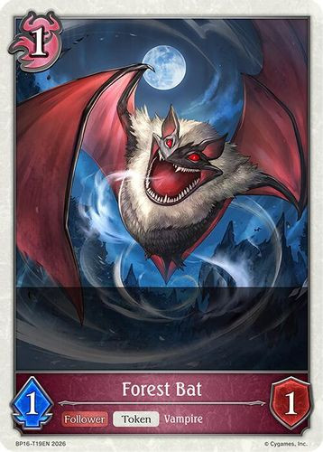 [BP16-T19EN](T) Forest Bat (Token)