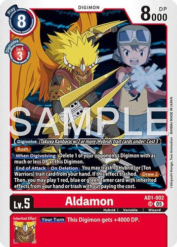 [AD01-002](SR) Aldamon (Foil)