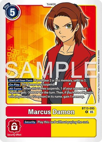 [BT13-095](R) Marcus Damon (AD01 Reprint) (Foil)