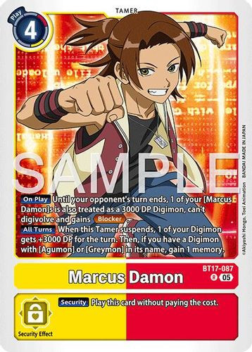 [BT17-087](R) Marcus Damon (AD01 Reprint) (Foil)