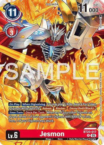 [BT20-017](R) Jesmon (AD01 Reprint) (Foil)