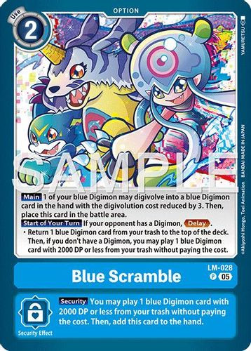 [LM-028](P) Blue Scramble (AD01 Reprint) (Foil)