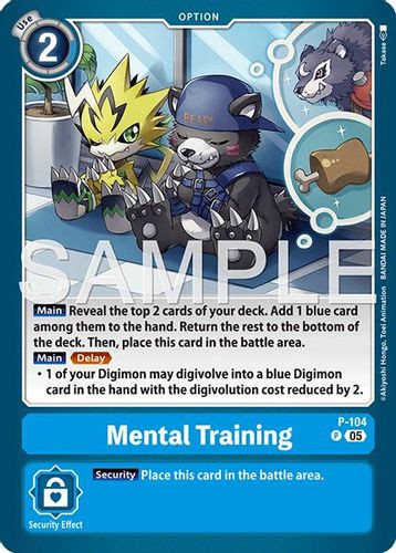 [P-104](P) Mental Training (AD01 Reprint) (Foil)