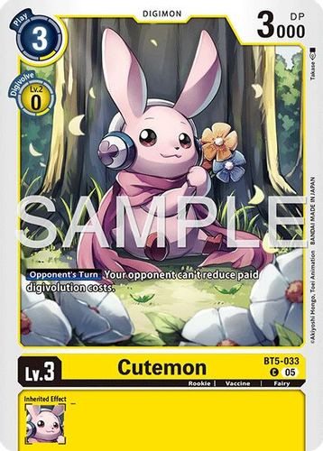[BT05-033](C) Cutemon (AD01 Reprint) (Foil)