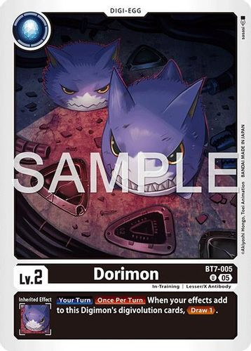 [BT07-005](U) Dorimon (AD01 Reprint) (Foil)