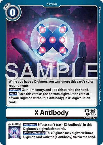 [BT09-109](U) X Antibody (AD01 Reprint) (Foil)