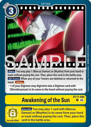 [BT17-099](U) Awakening of the Sun (AD01 Reprint) (Foil)