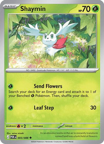 |ME03|[POR-003/088](UC) Shaymin {Reverse Holo}