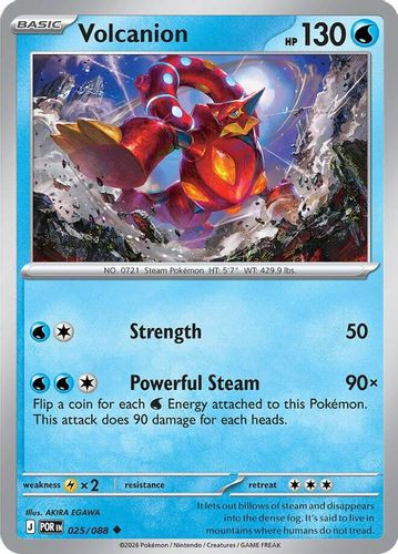 |ME03|[POR-025/088](UC) Volcanion {Reverse Holo}