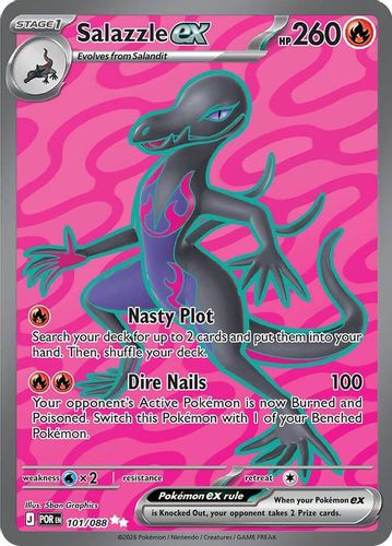 |ME03|[POR-101/088](SRR) Salazzle ex {Holo}