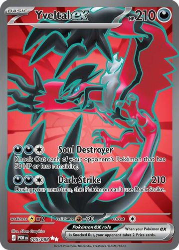 |ME03|[POR-105/088](SRR) Yveltal ex {Holo}