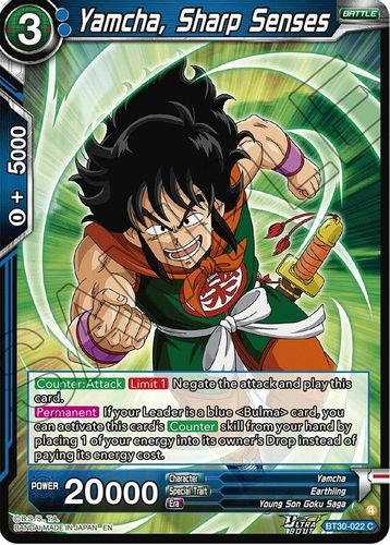 [BT30-022](C) Yamcha, Sharp Senses