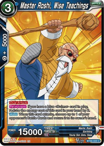 [BT30-023](C) Master Roshi, Wise Teachings