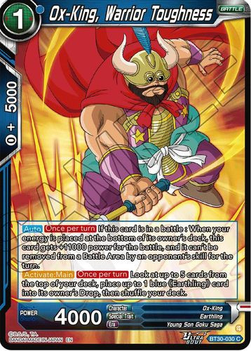 [BT30-030](C) Ox-King, Warrior Toughness