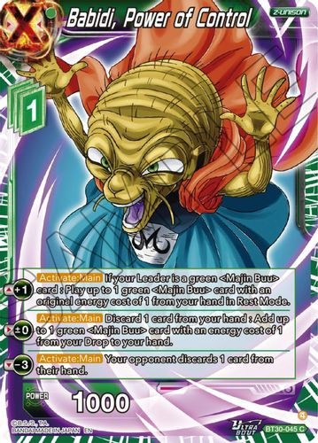 [BT30-045](C) Babidi, Power of Control
