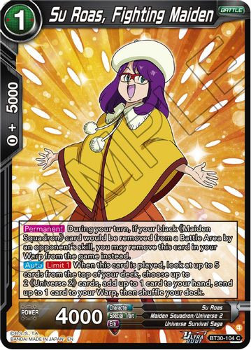 [BT30-104](C) Su Roas, Fighting Maiden