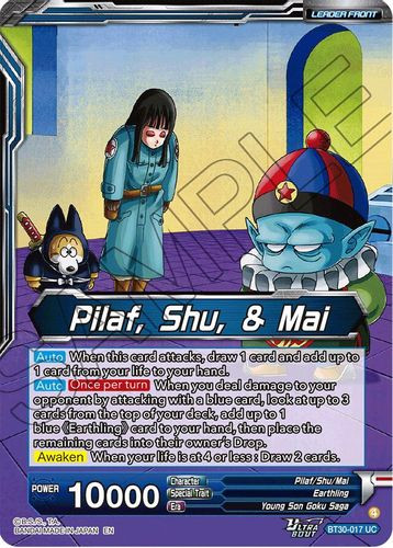 [BT30-017](UC) Pilaf, Shu, & Mai // Pilaf, Shu, & Mai, Entrusted Ambitions (Foil)
