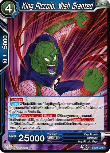 [BT30-039](R) King Piccolo, Wish Granted (Foil)