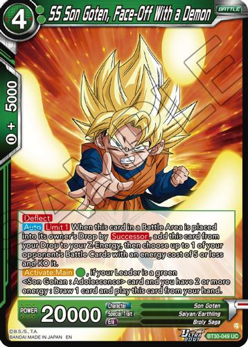 [BT30-049](UC) SS Son Goten, Face-Off With a Demon (Foil)