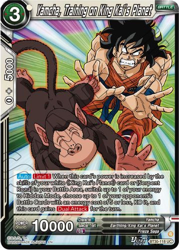 [BT30-118](UC) Yamcha, Training on King Kai's Planet (Foil)