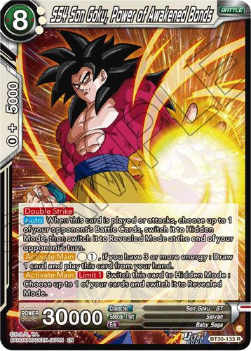 [BT30-133](R) SS4 Son Goku, Power of Awakened Bonds (Foil)