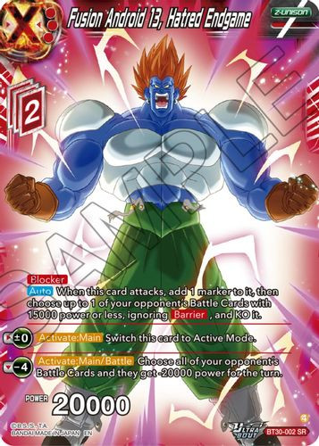 [BT30-002](SR) Fusion Android 13, Hatred Endgame (Foil)