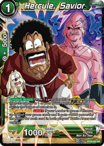 [BT30-055](SR) Hercule, Savior (Foil)