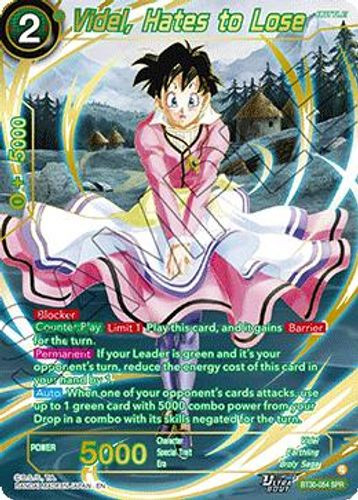 [BT30-054](SPR) Videl, Hates to Lose (Foil)