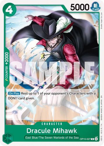 [OP15-027](C) Dracule Mihawk