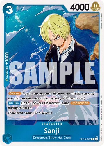 [OP15-047](R) Sanji (Foil)
