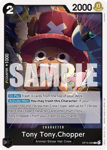 [OP15-085](R) Tony Tony.Chopper (Foil)