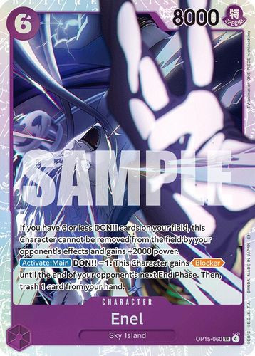 [OP15-060](SR) Enel (Foil)