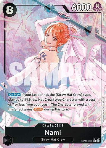 [OP15-086](SR) Nami (Alternate Art) (Foil)