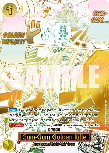 [OP15-116](R) Gum-Gum Golden Rifle (Alternate Art) (Foil)