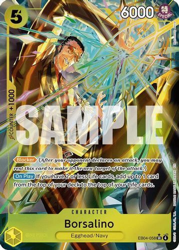 EB04-058SR Borsalino (Alternate Art) (Foil)