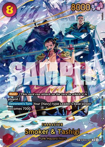 [EB04-003](R) Smoker & Tashigi (OP-15 SPs) (Foil)