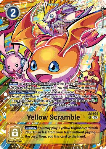 [LM-029](P) Yellow Scramble (SD21 Promo) (Foil)