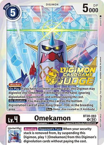 [BT20-083](R) Omekamon (Judge Pack 2025 Wave 1) (Foil)