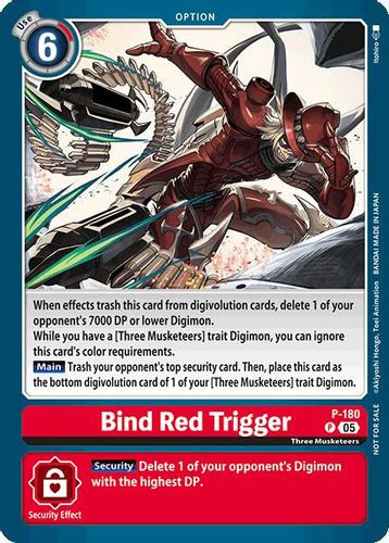 [P-180](P) Bind Red Trigger (Store Tournament 2025 Participant Vol.2)