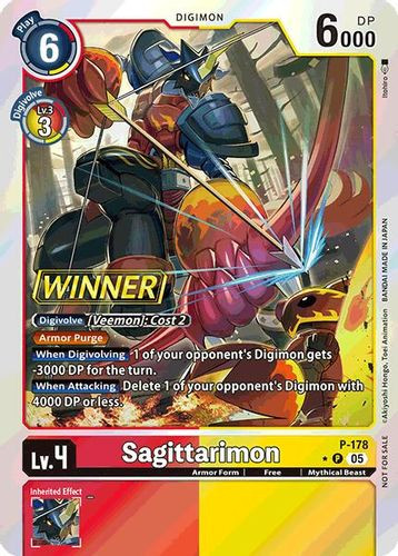[P-178](P) Sagittarimon (Store Tournament 2025 Winner Vol.2) (Foil)