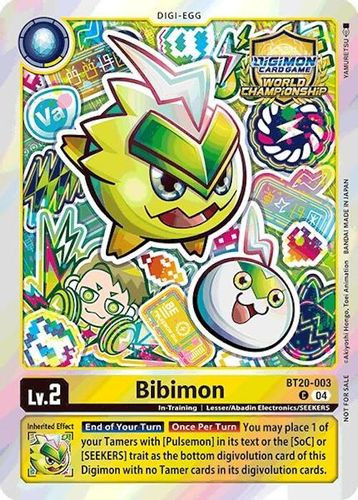 [BT20-003](C) Bibimon (Regionals 25-26 Champion Card Season 1) (Foil)