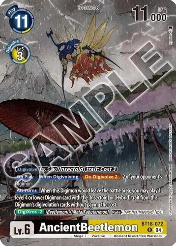 [BT18-072](R) AncientBeetlemon (Tamer's Selection Box Championship 2024) (Foil)
