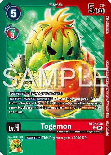 [BT22-048](C) Togemon (Judge Pack 2025 Wave 2) (Foil)