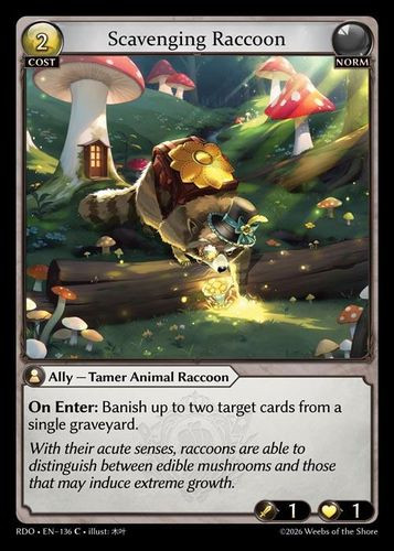 |GA09|<1st>[RDO-EN-136](C) Scavenging Raccoon