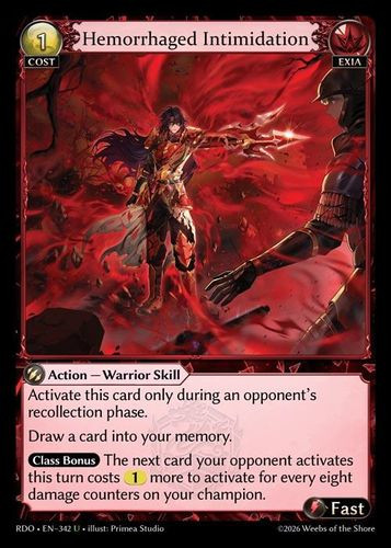|GA09|<1st>[RDO-EN-342](U) Hemorrhaged Intimidation