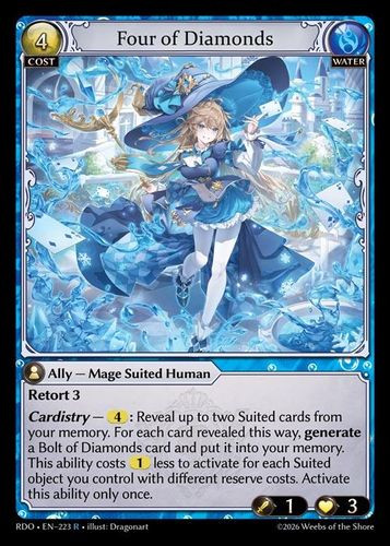 |GA09|<1st>[RDO-EN-223](R) Four of Diamonds