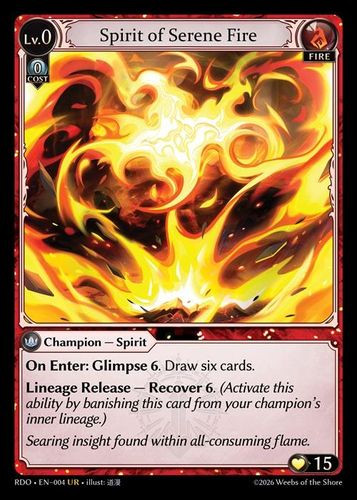 |GA09|<1st>[RDO-EN-004](UR) Spirit of Serene Fire